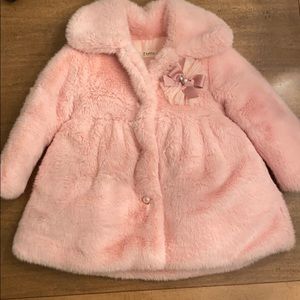 Girls furry coat